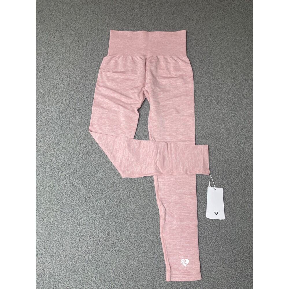 Women’s Best Move‎ Seamless Leggings light pink Marl size large L NWT
